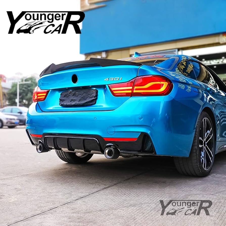Amazon | YOUNGERCAR リアディフューザーリップ 2014-2020 BMW 4