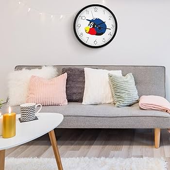 Amazon.co.jp: 時計 東京ヤクルトスワローズ つば九郎 掛け時計 かけ