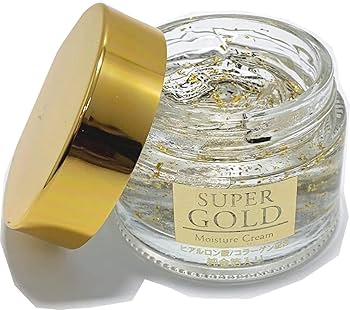 Amazon | NEWスーパーゴールド（純金箔入保湿クリーム）55g 増量タイプ