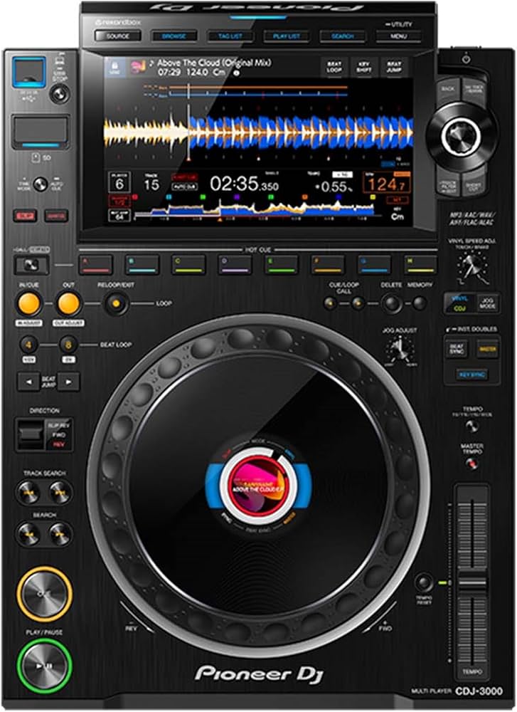 Amazon.com: Pioneer Professional DJ Multi Player (Black) w/, Stand