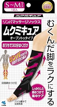 Amazon | ムクミキュアオープントゥタイプ 着圧ソックス SMサイズ 1足