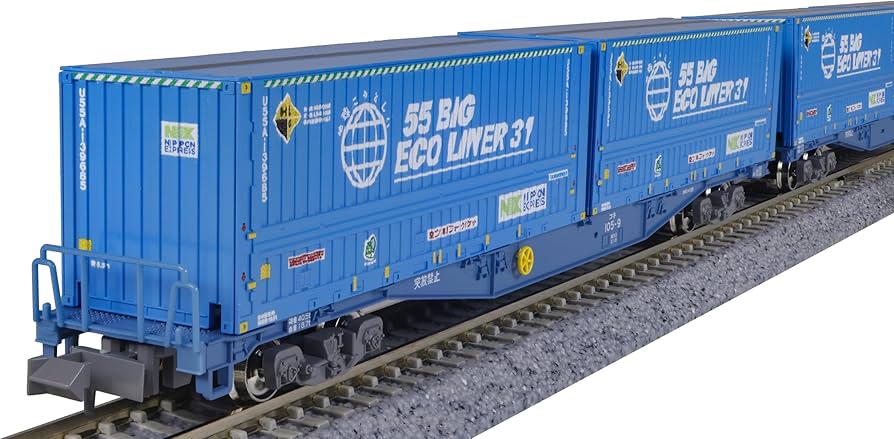 Amazon | KATO Nゲージ コキ105 トヨタ ロングパス・エクスプレス エコ