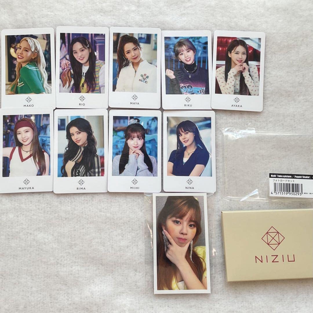 Amazon.co.jp: NiziU テクピク フォトカードセット おまけ付き トレカ