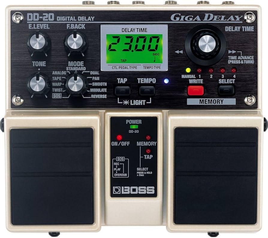Amazon.com: Boss DD-20 Giga Delay Guitar Pedal : Musical Instruments