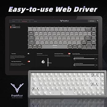 Amazon | DrunkDeer G65 ラピッドトリガー メカニカルキーボード 磁気