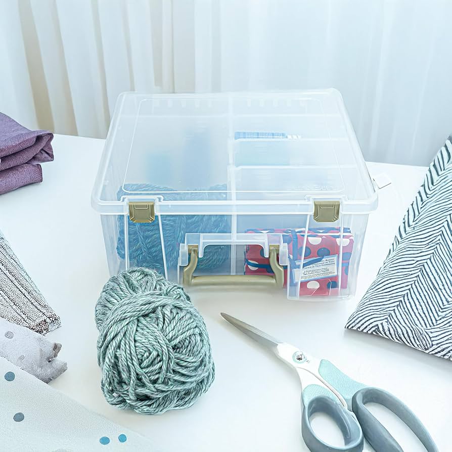 Amazon.com: ArtBin 6990AB Super Satchel Double Deep Compartment