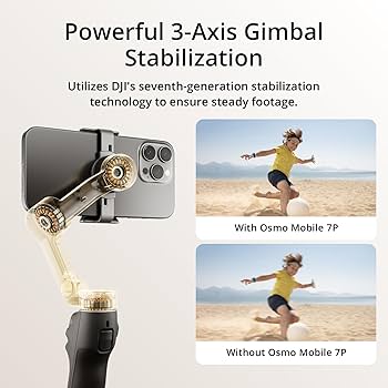 Amazon.com: DJI Osmo Mobile 7P Gimbal Stabilizer for iPhone