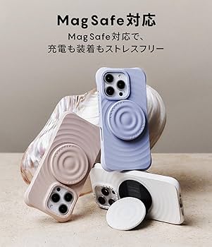 Amazon.co.jp: CASETiFY ウェーブ シリコン iPhone 16 Pro ケース [波