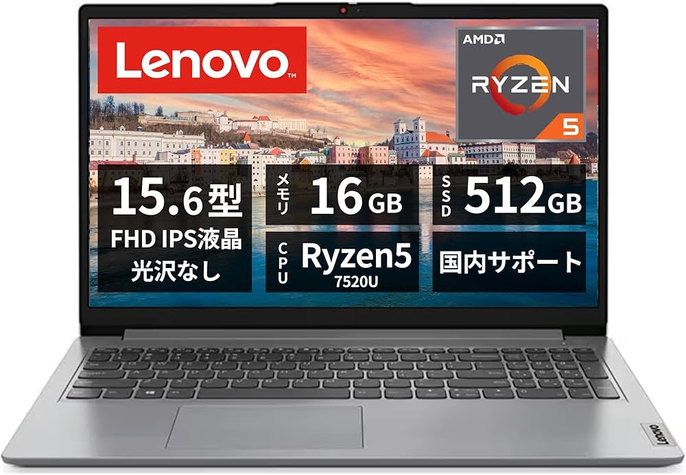 Amazon.co.jp: Lenovo IdeaPad Slim 170 ノートパソコン 15.6インチ