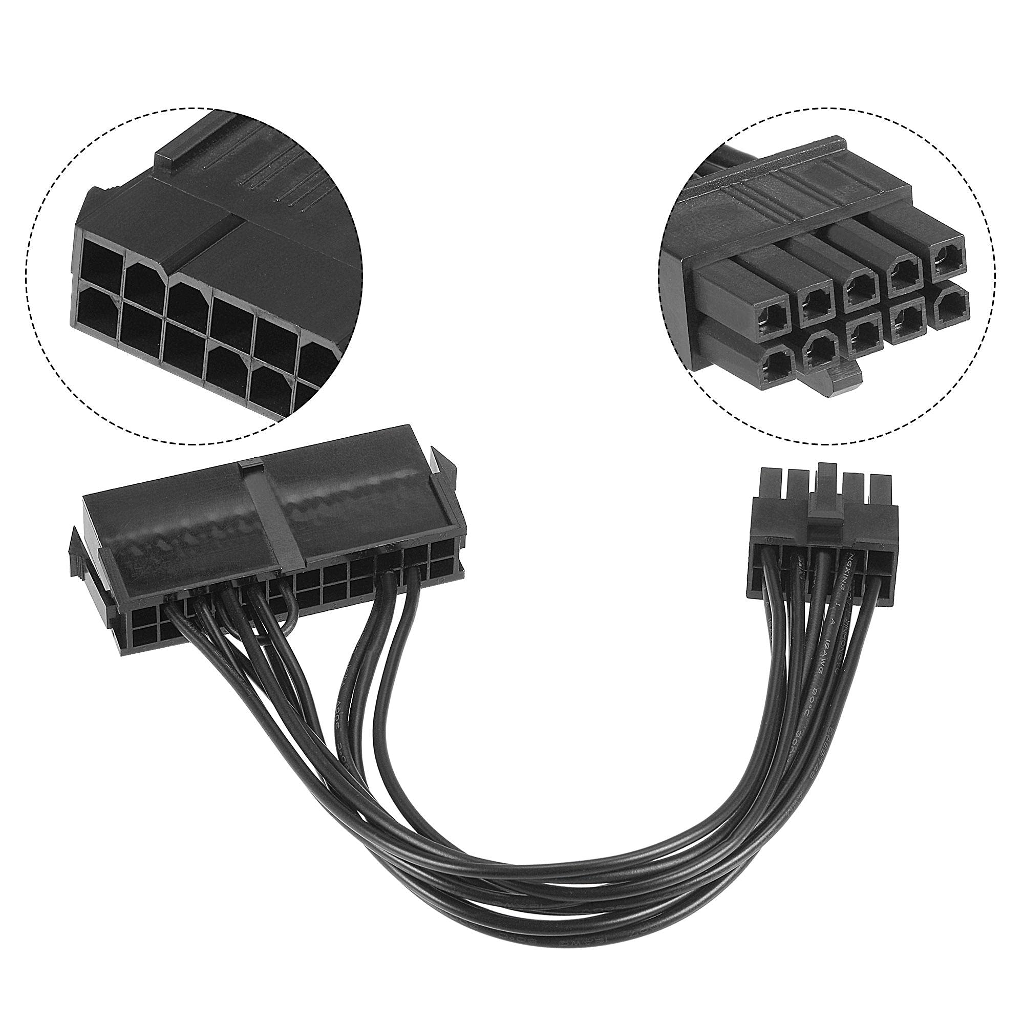 Amazon | uxcell 電源ケーブルスイッチ 24-10ピン メインボード電源