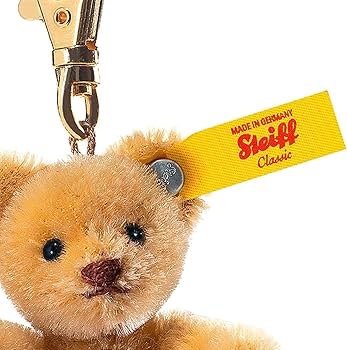 Amazon.com: Steiff Keyring Mini Teddy Bear Wheat Blond : Toys & Games