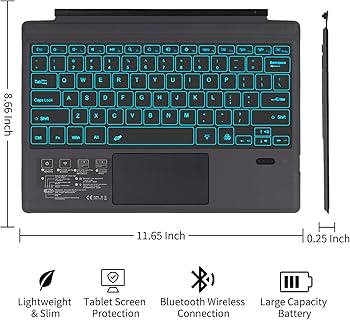 Amazon.com: Surface Pro 7 Wireless Bluetooth Keyboard with