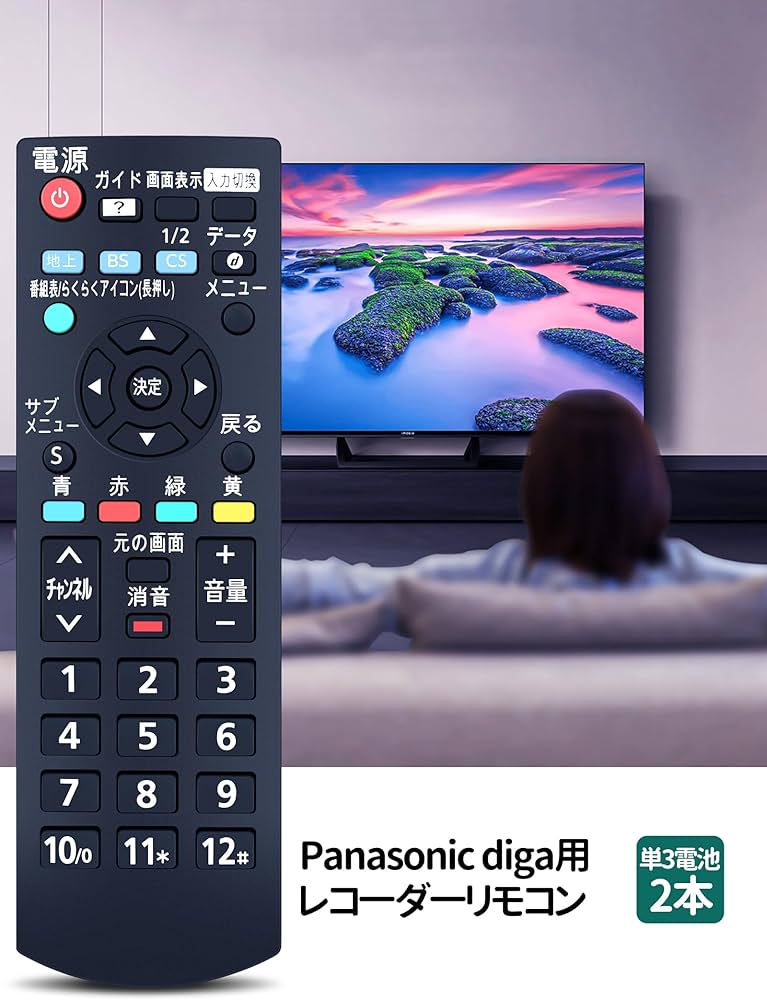 Amazon | テレビリモコン N2QAYB000990 for Panasonic パナソニック