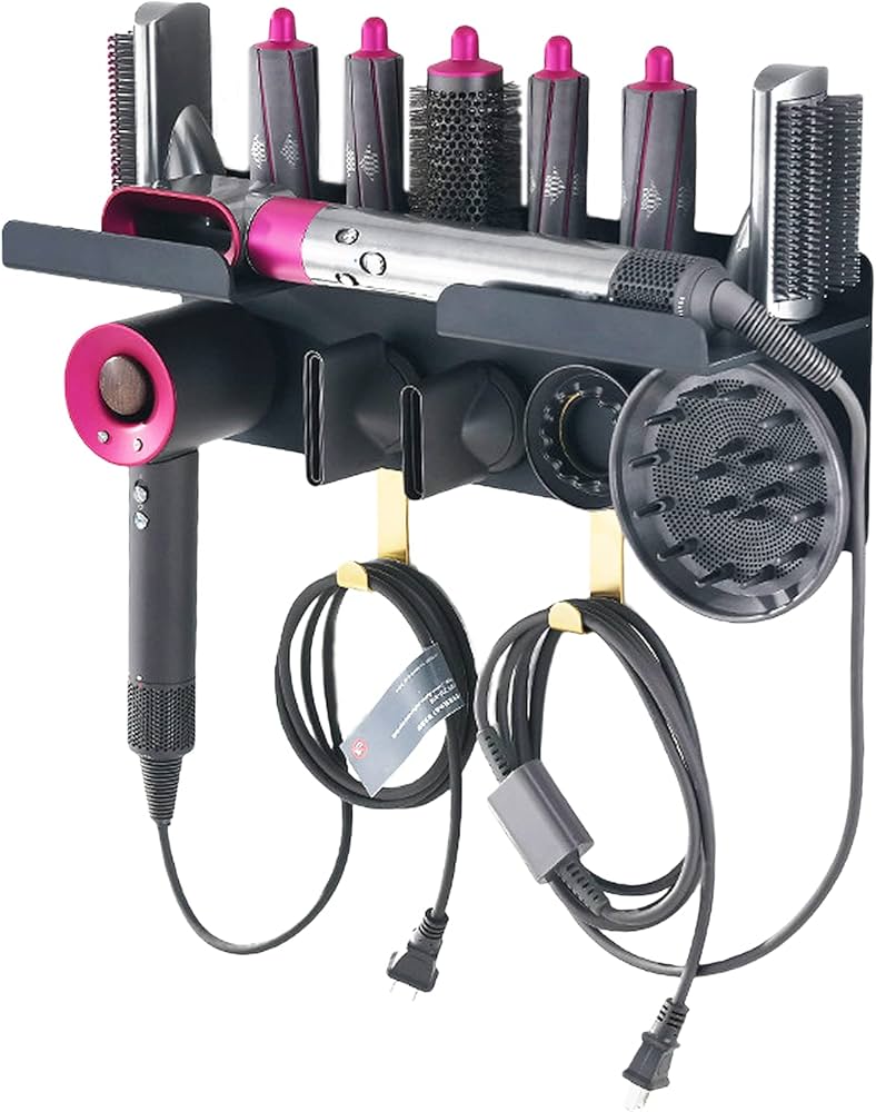 Amazon.co.jp: Dyson エアラップホルダー 壁取り付けホルダー ダイソン