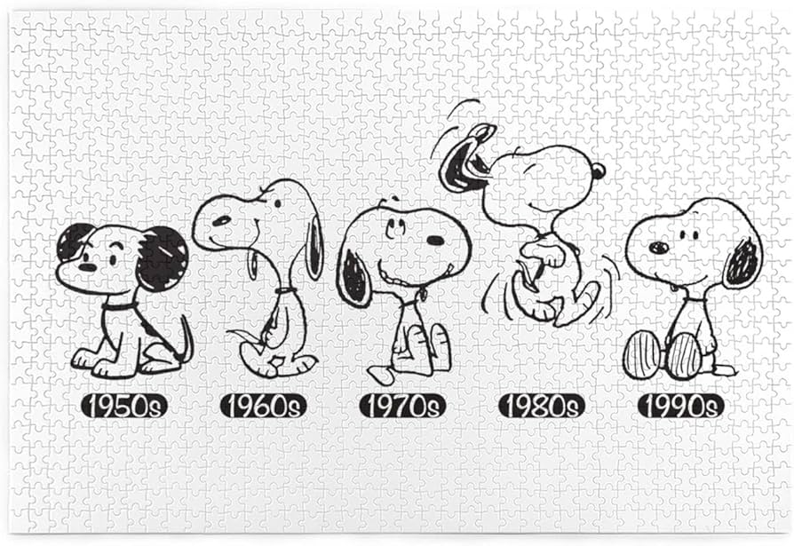 Amazon.co.jp: スヌーピー(1) アニメ ジグソーパズル 木製 1000ピース