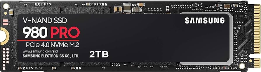 Amazon.com: Samsung 980 PRO SSD 2TB PCIe NVMe Gen 4 Gaming M.2