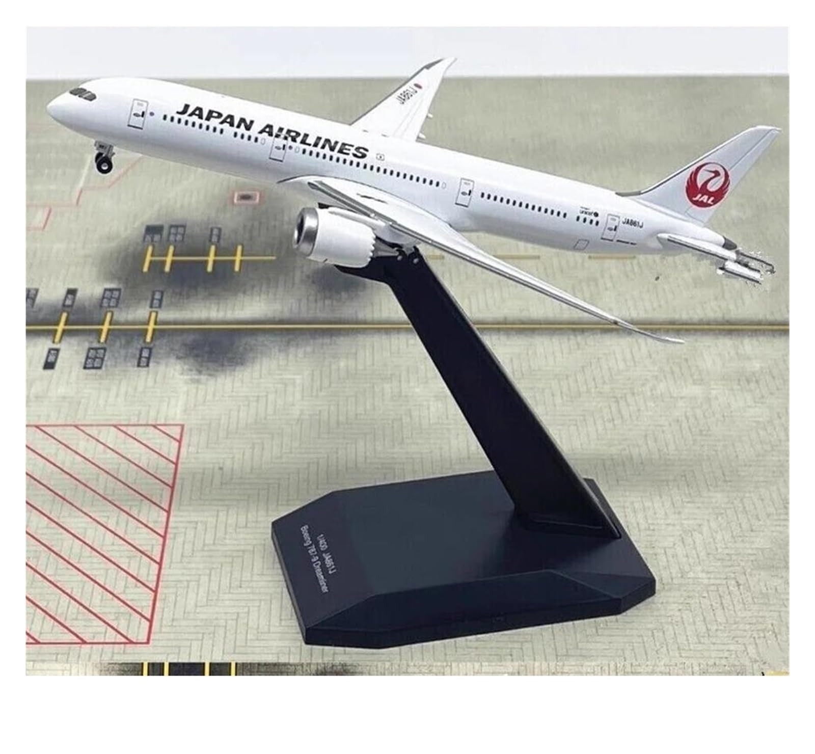 Amazon.co.jp: 航空機 1/400 B787-9 JA861J 飛行機モデル JAL 日本航空