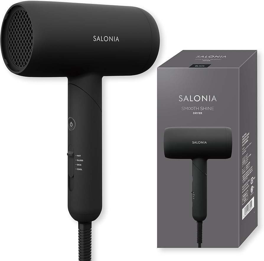Amazon | SALONIA サロニア スムースシャイン ドライヤー 大風量 速乾