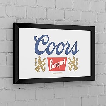 Amazon.com: Wall Mirror - Ready-To-Hang Coors Banquet Coors