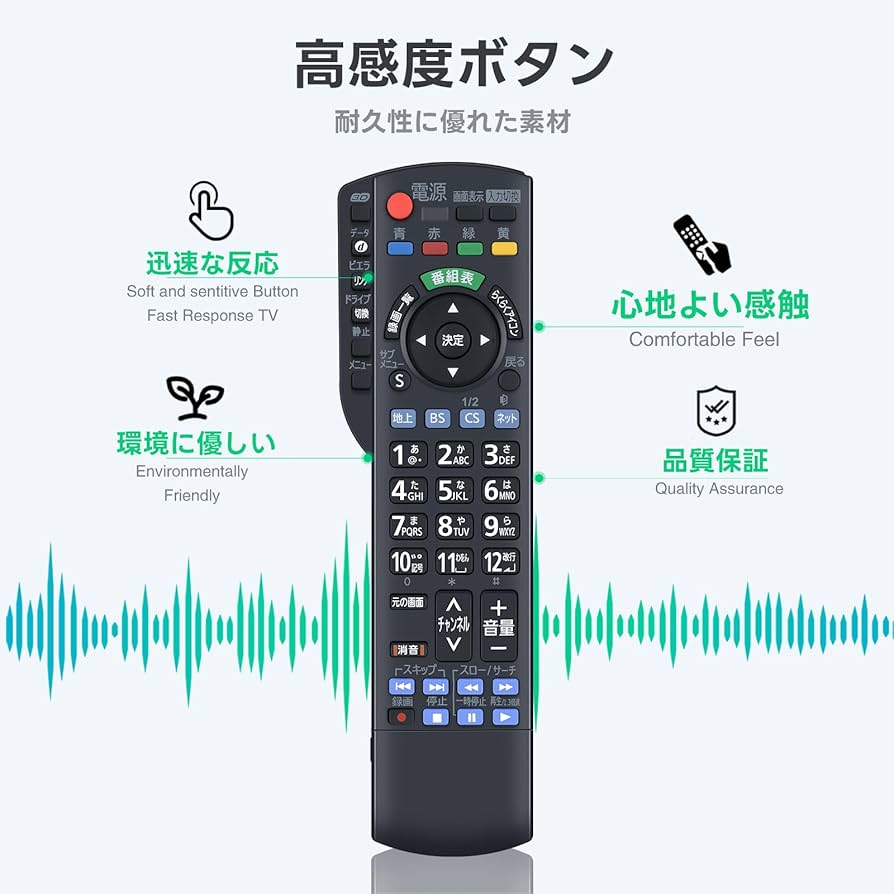 Amazon | テレビリモコン N2QAYB000589 for Panasonic パナソニック