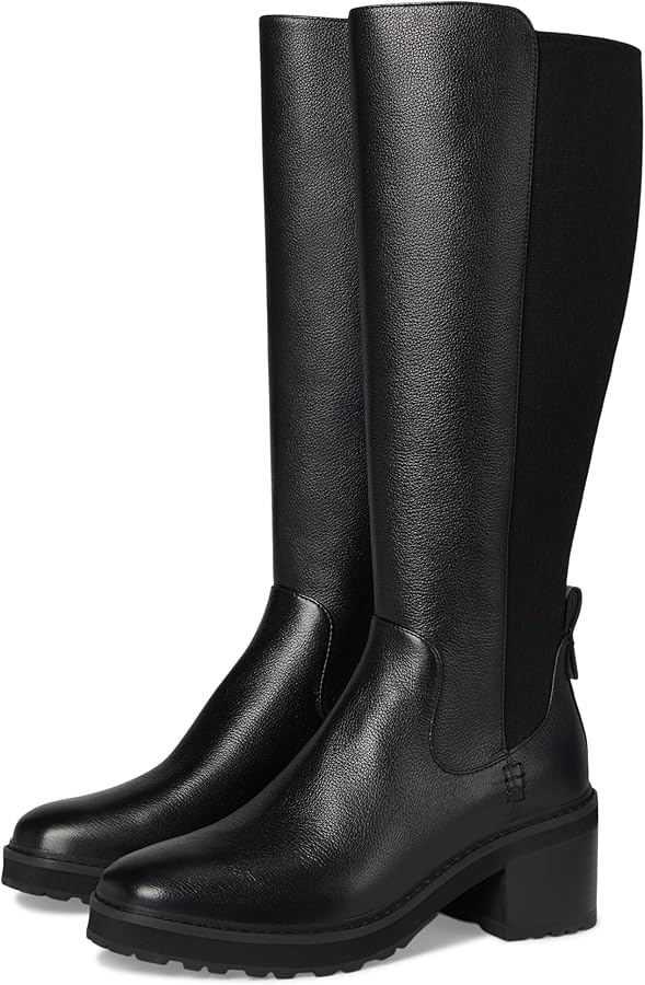Amazon.com | Cole Haan Womens Gema Tall Lug Boot Extended Calf