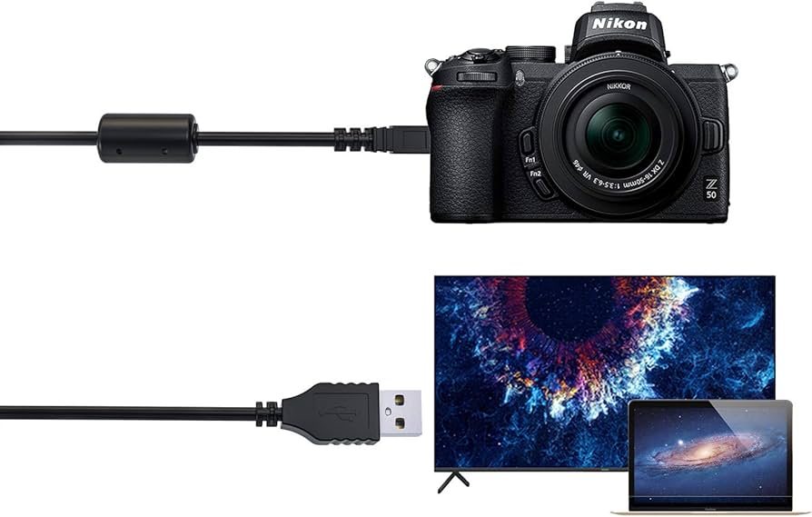 Amazon.co.jp: USB ミニ8ピン平型 ケーブル デジタルカメラ用 1m