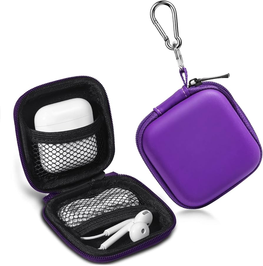 Amazon | Cridoz イヤホンケース スクエアイヤホンヘッドホンケース