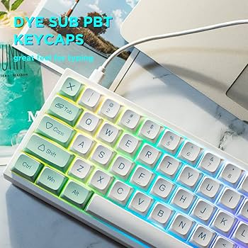 Amazon | YUNZII KC68 ホットスワップ可能なメカニカルキーボード 68