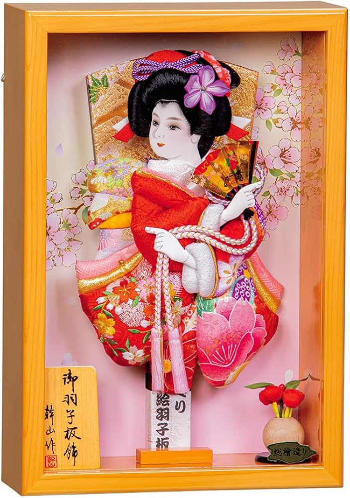 Amazon | 羽子板 壁掛け コンパクト おしゃれ お祝い 羽子板飾り 初