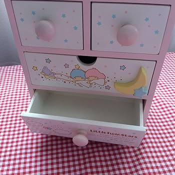 Amazon.co.jp: キキララ 木製 ミニチェスト 2013 リトルツインスターズ