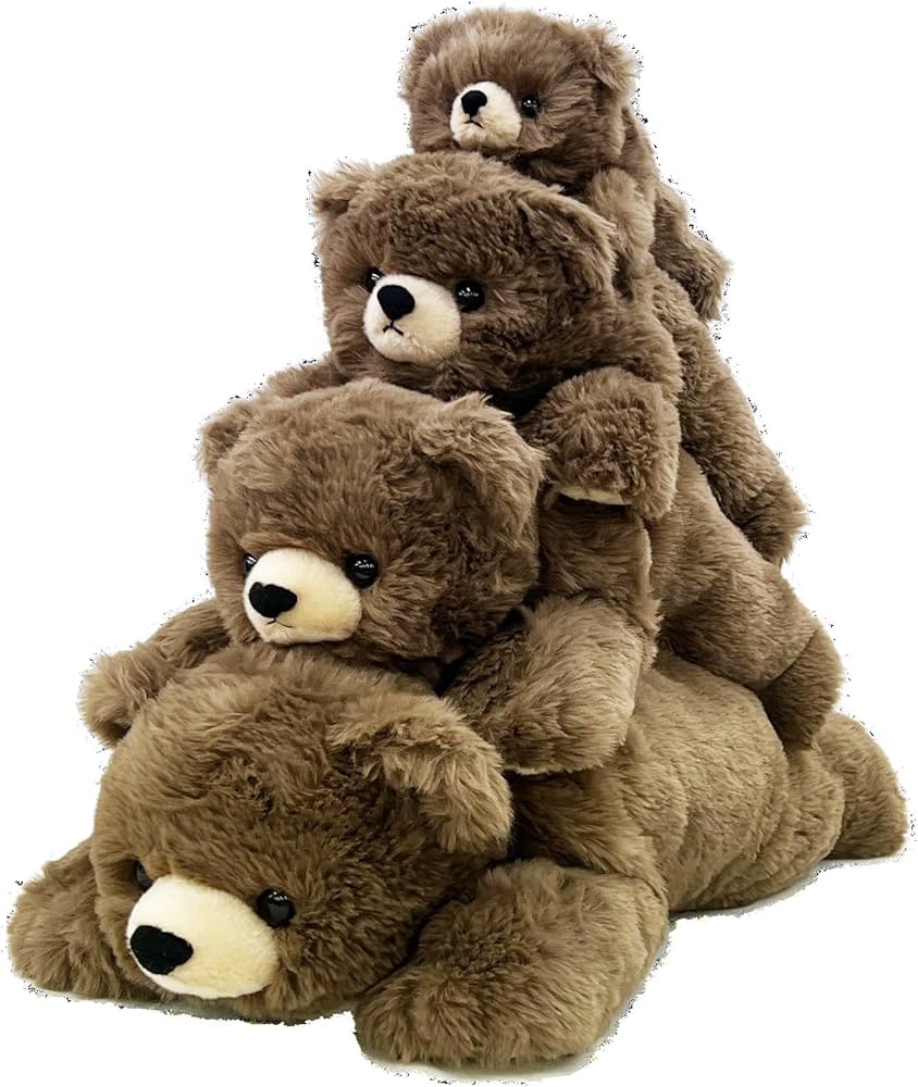 Amazon.co.jp: キュート販売 ぬいぐるみ くったり茶くま LL Z0380