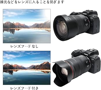 Amazon | JJC EW-88E 可逆式 レンズフード 花形 Canon RF 24-70mm F2.8