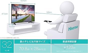 Amazon | ハイセンス 32V型 液晶 テレビ HJ32K3121 ハイビジョン 外