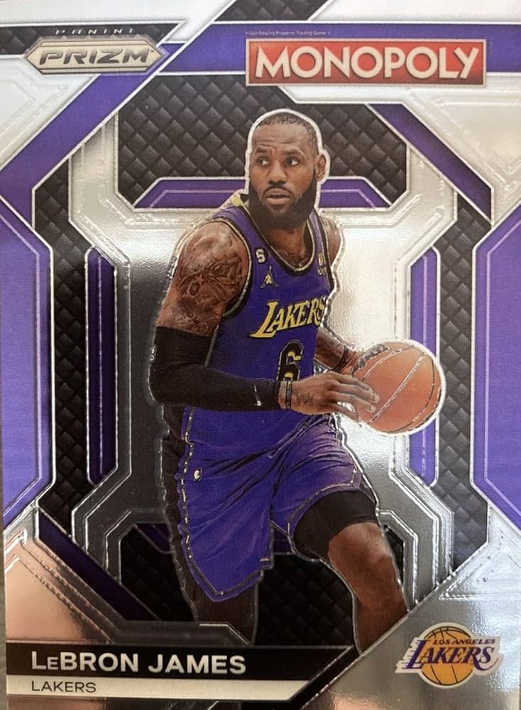 Amazon.com: LeBron James 2023 2024 Panini Prizm Monopoly Series