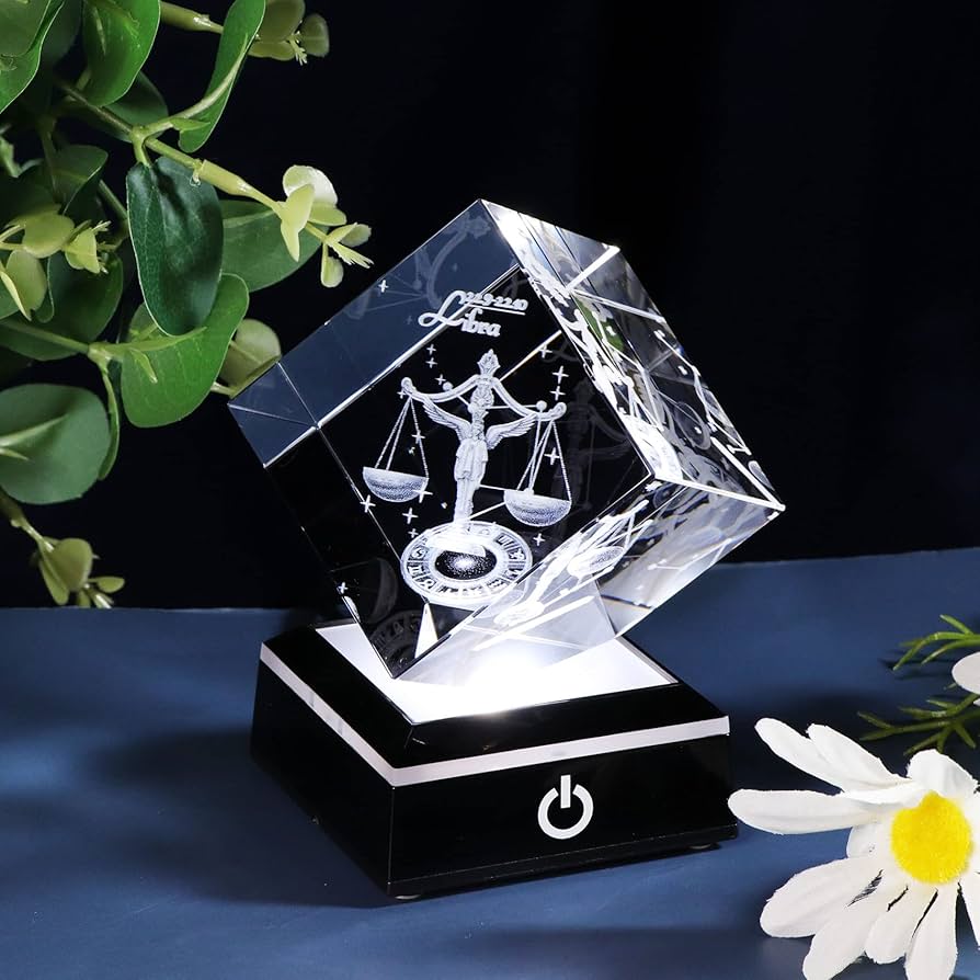Amazon.co.jp: 3D クリスタル 天秤座ギフト 星座 占星術ギフト 女性