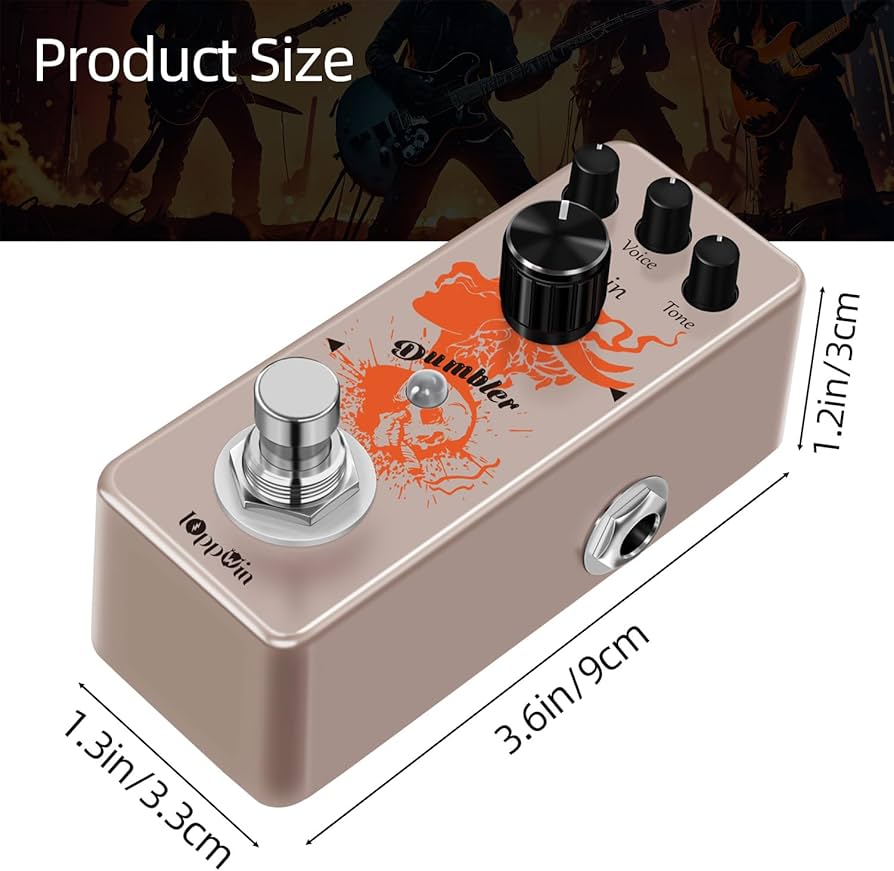 Amazon.com: Compact Dumble-Style Overdrive Guitar Pedal - IOppWin