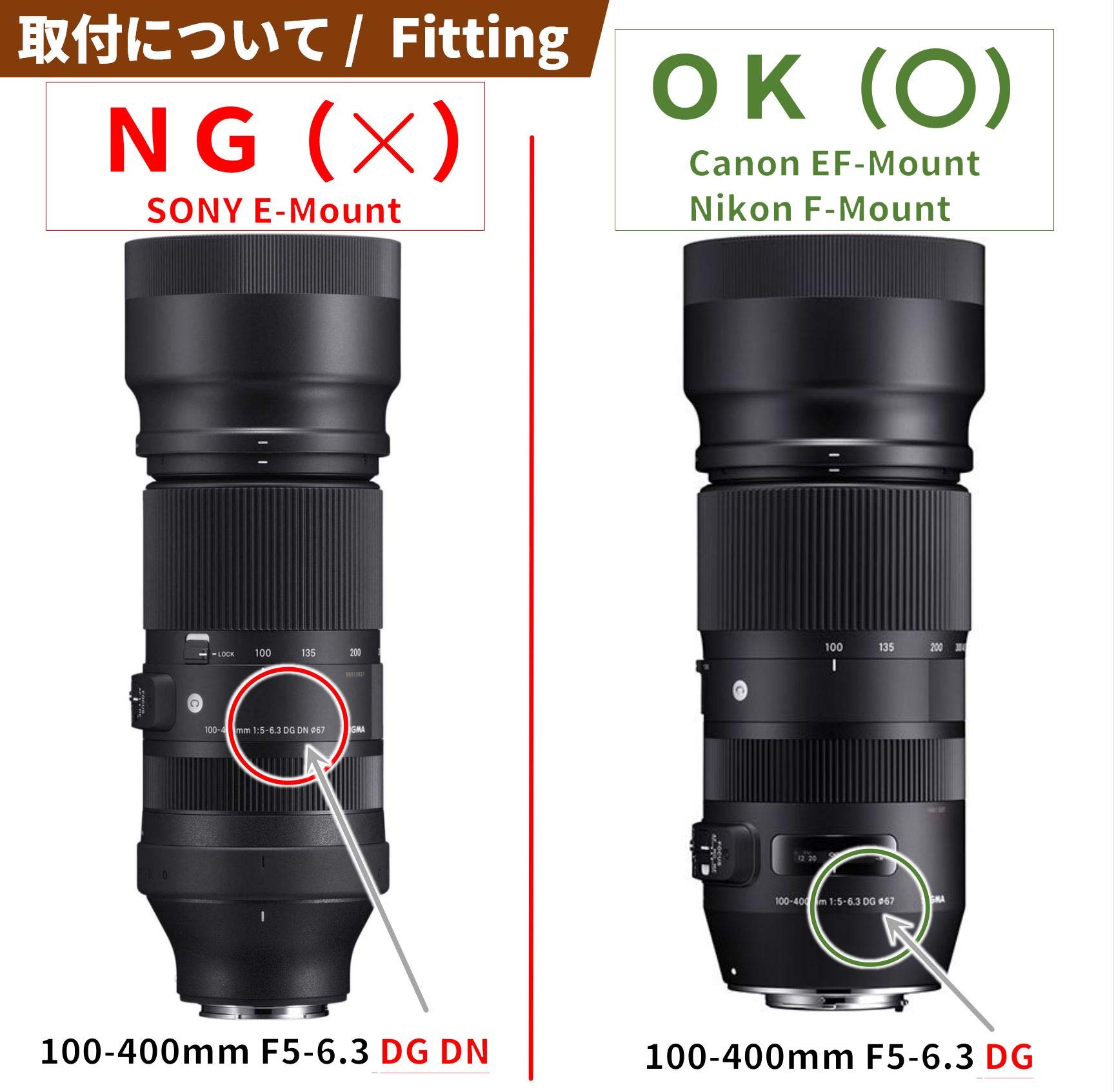 シグマ 100-400mm F5-6.3 DG DN OS Eマウント用+三脚座