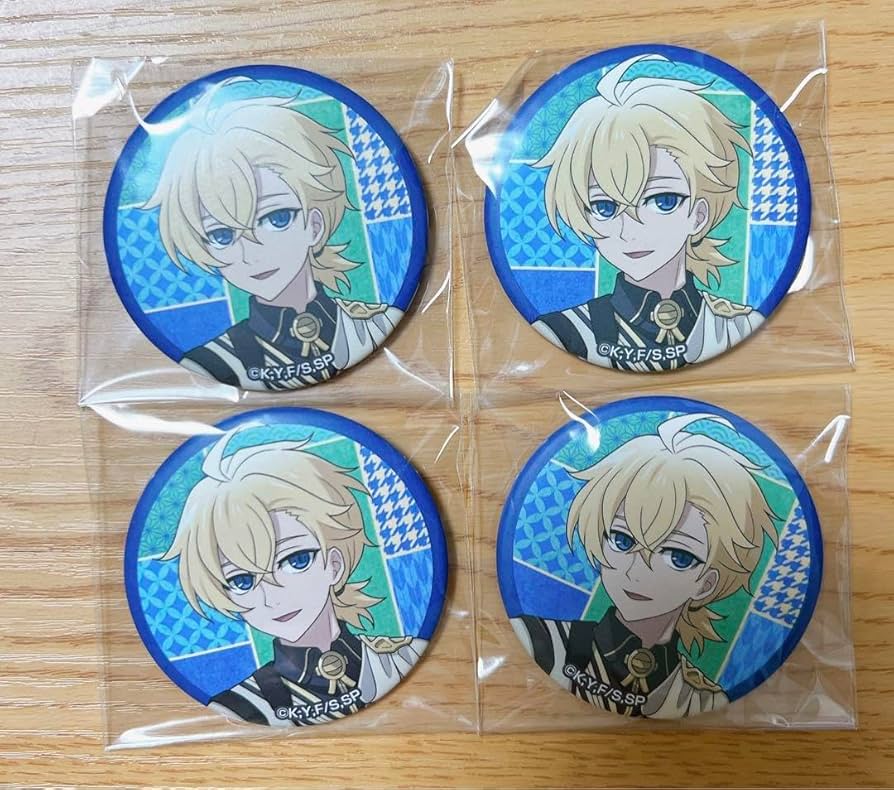 終わりのセラフくじ引き堂缶バッジ百夜 優一郎ミカエラ