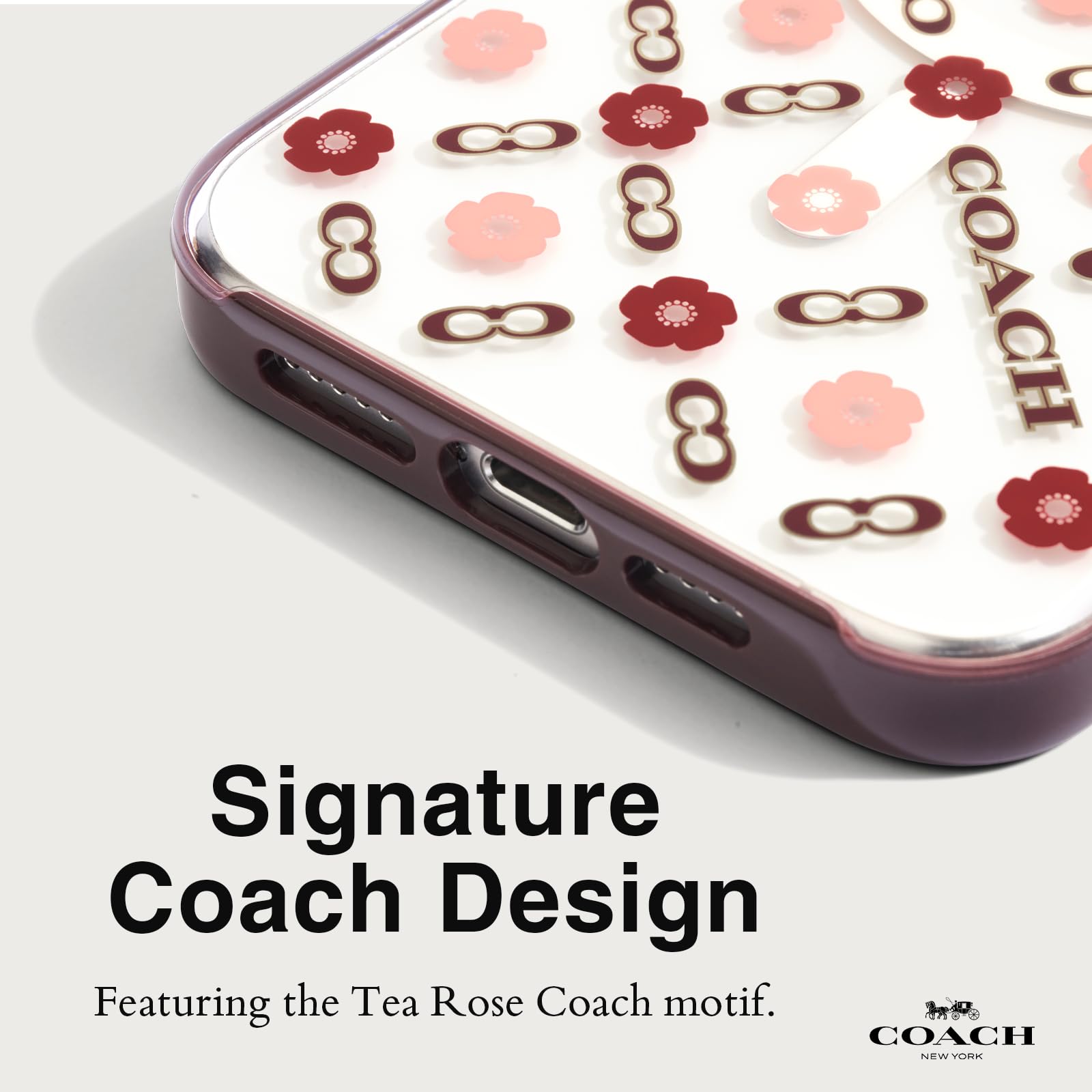 Amazon.com: Coach iPhone 14 Pro Max Case, Compatible with MagSafe