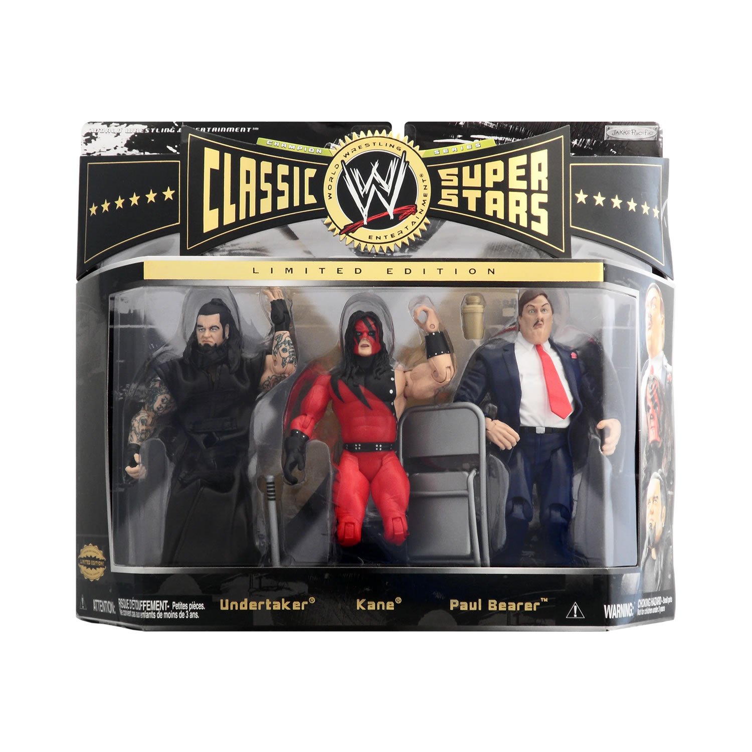Amazon.com: WWE Classic Superstars Undertaker Kane Paul Bearer Wal