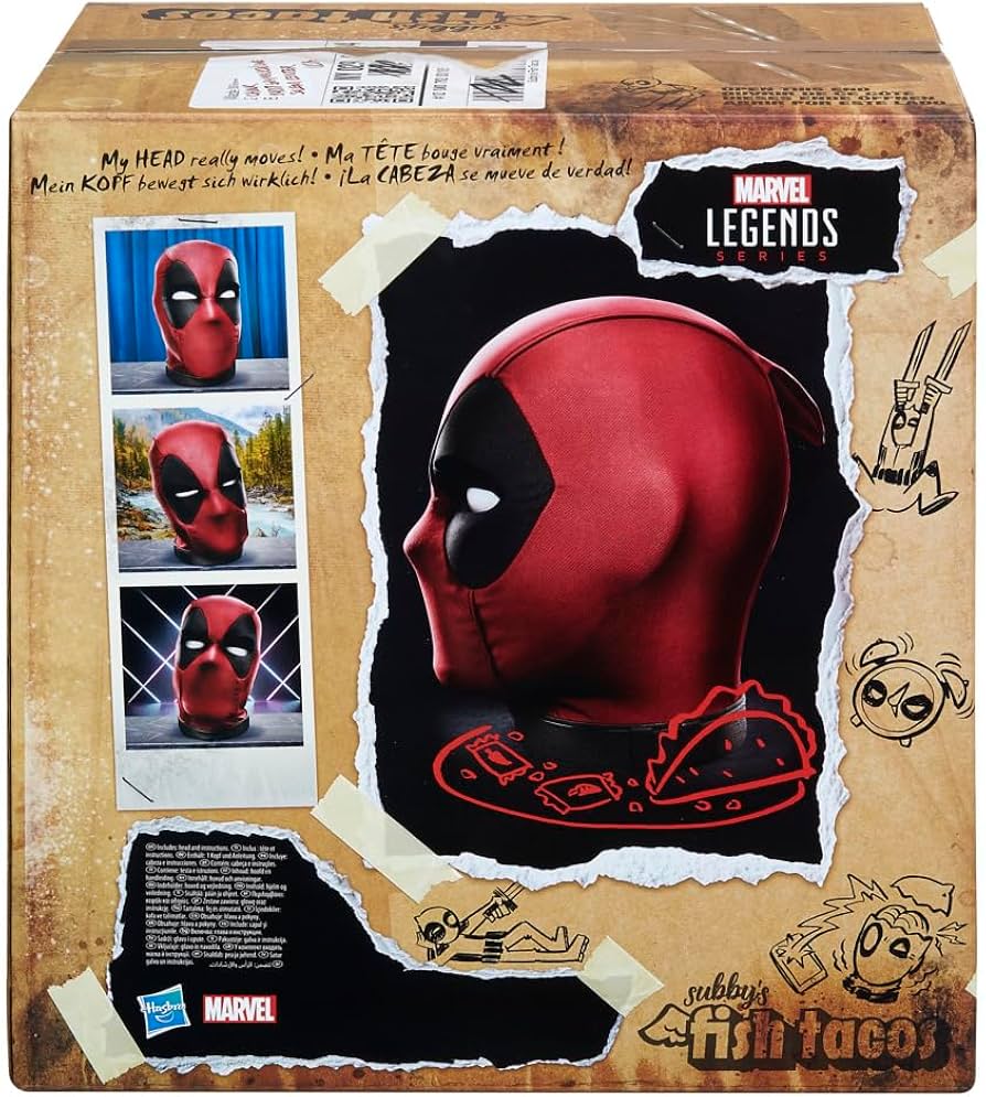 ぱ*こ様 デッドプール ヘッド deadpool head Amazon.com: Marvel