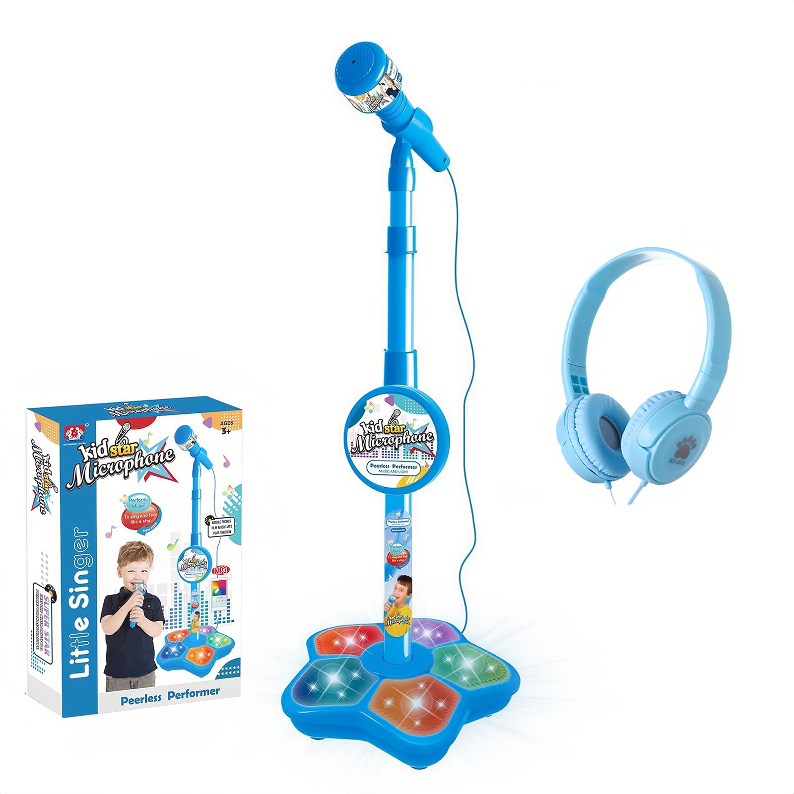 Amazon.com: Kids Karaoke Microphone with Adjustable Stand,Standing