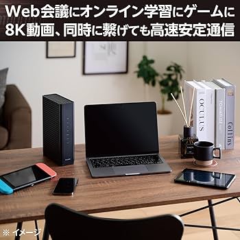 Amazon.co.jp: Elecom Wifi Router WRC-BE94XSD-B Wireless LAN WiFi 7