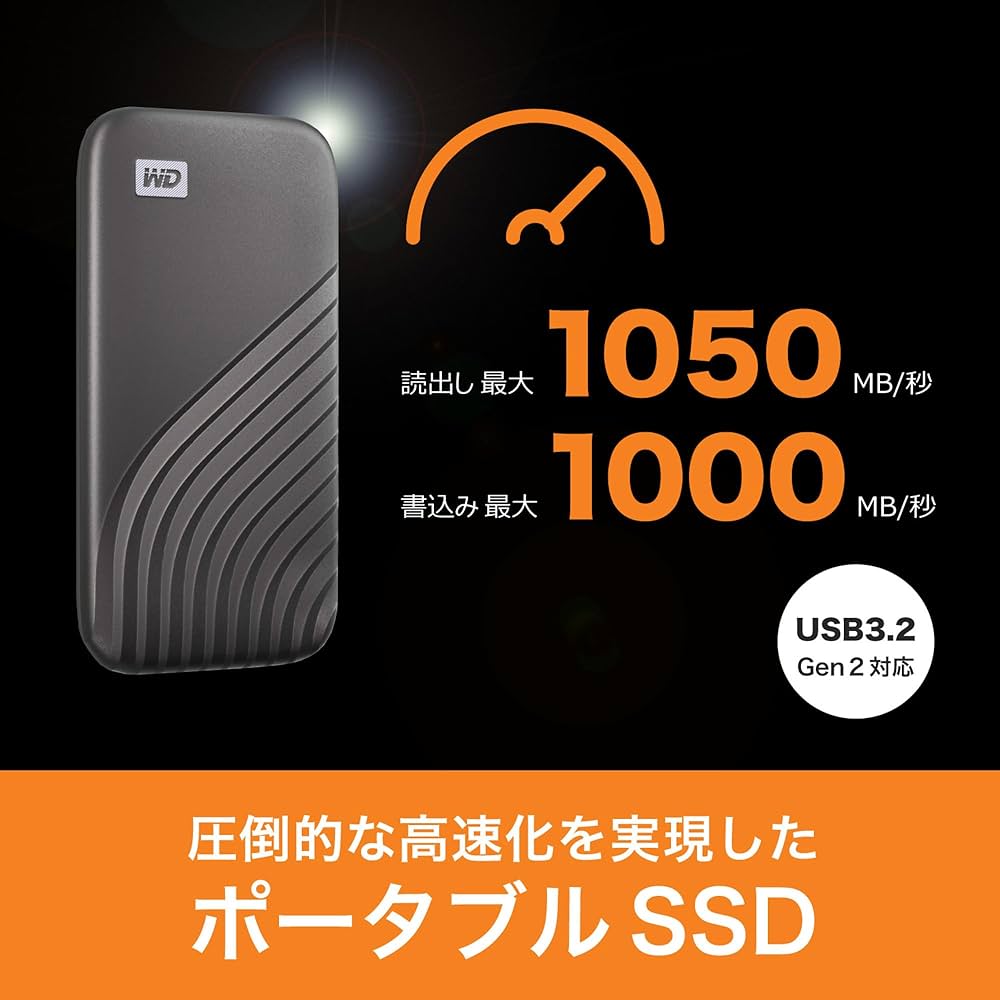 Amazon | ウエスタンデジタル(Western Digital) WD ポータブルSSD 1TB