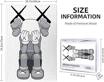 Amazon.co.jp: ジグソーパズル Kaws カウズ キャラクター パズル 木製