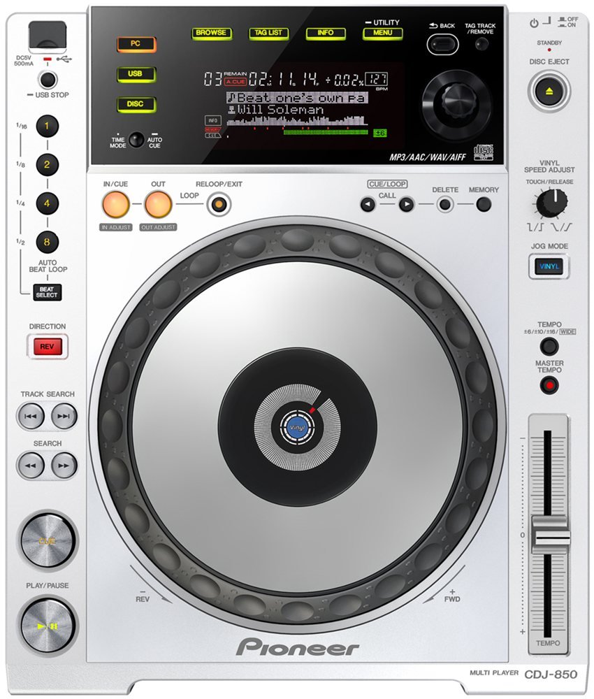 Amazon.co.jp: Pioneer DJ用CDプレーヤー ホワイト CDJ-850-W : 楽器