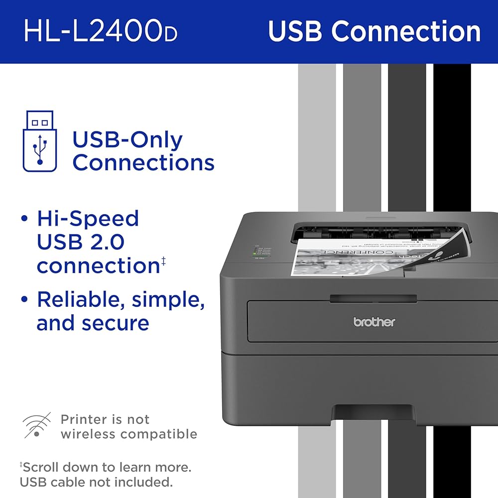 Amazon.co.jp: Brother HL-L2400D コンパクトモノクロレーザープリンタ