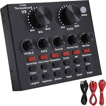 Amazon.co.jp: V8サウンドカード、 112の電気音響18の効果音と6つの