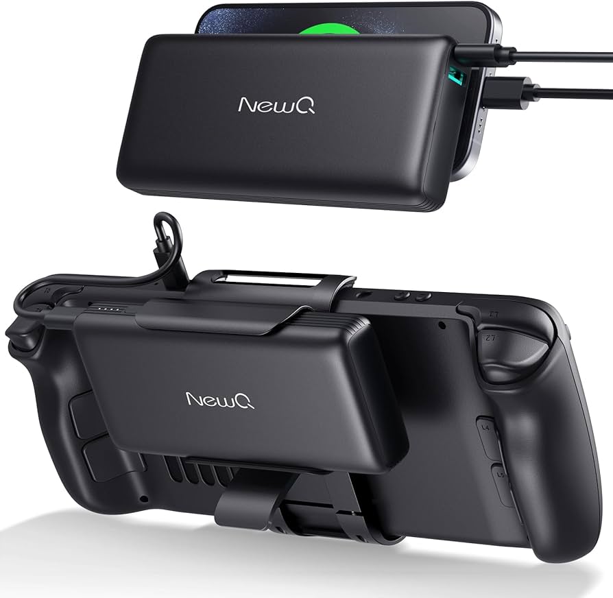 Amazon.com: NEWQ 2-in-1 Steam Deck Battery Bank & Stand for Steam