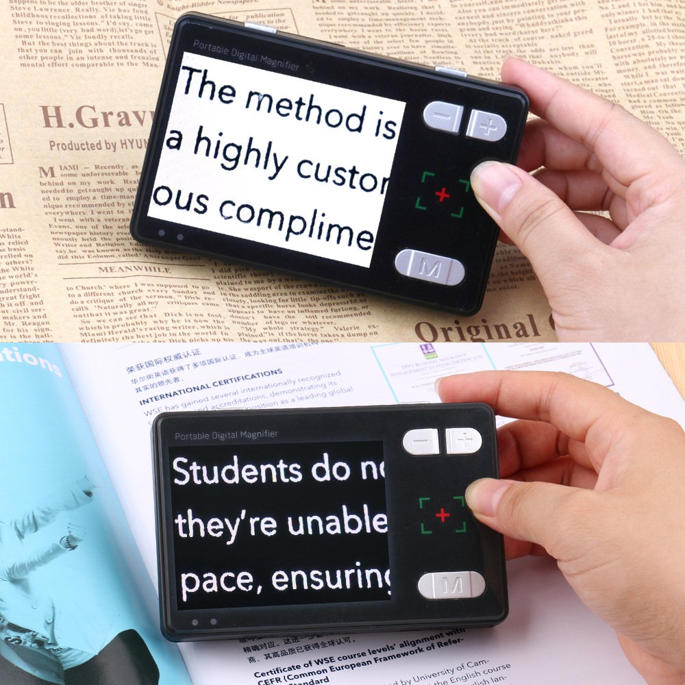 Amazon.co.jp: Fonice 電子ルーペ 拡大読書器 デジタル拡大鏡 3.5